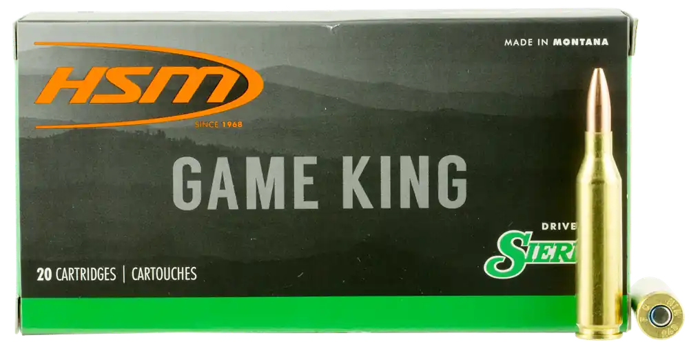 HSM Game King 243 Win 85 gr Sierra GameKing Hollow Point Boat-Tail 20 Bx