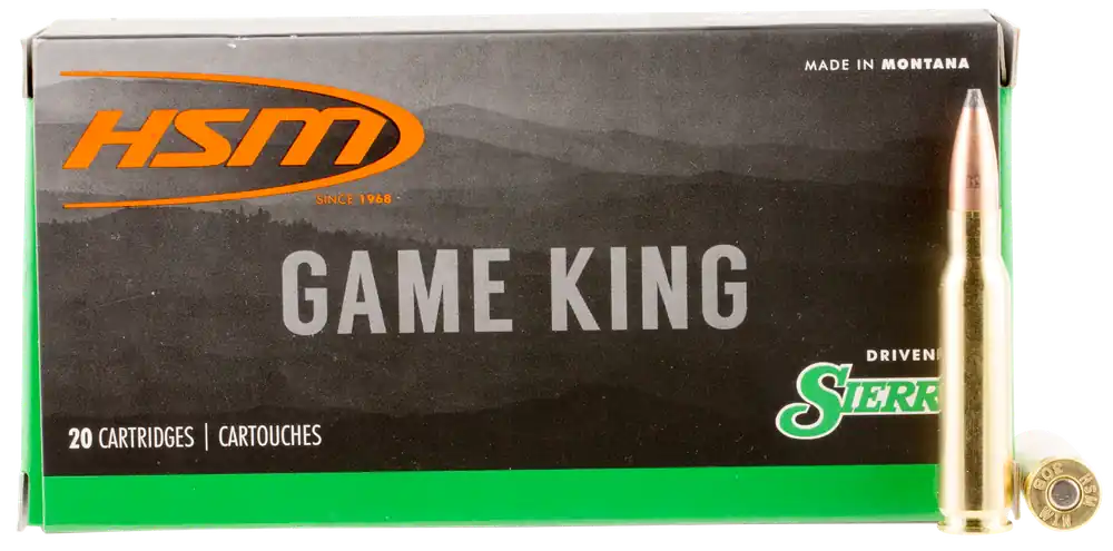 HSM Game King .308 Win 150gr Sierra GameKing 20rd Bx/ 25 Cs