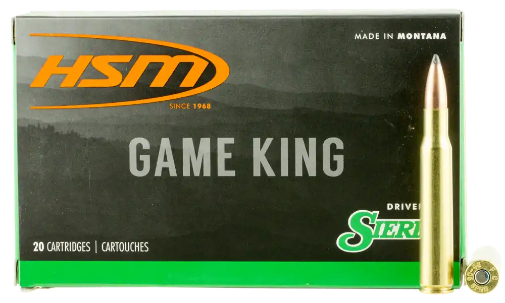 HSM Game King 300 Win Mag 200 gr Sierra GameKing Spitzer Boat-Tail 20 Bx