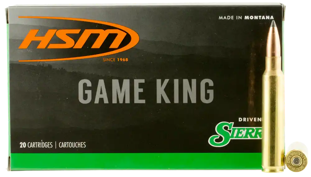 HSM Game King 338 RUM 215 gr Sierra GameKing Spitzer Boat-Tail 20 Bx