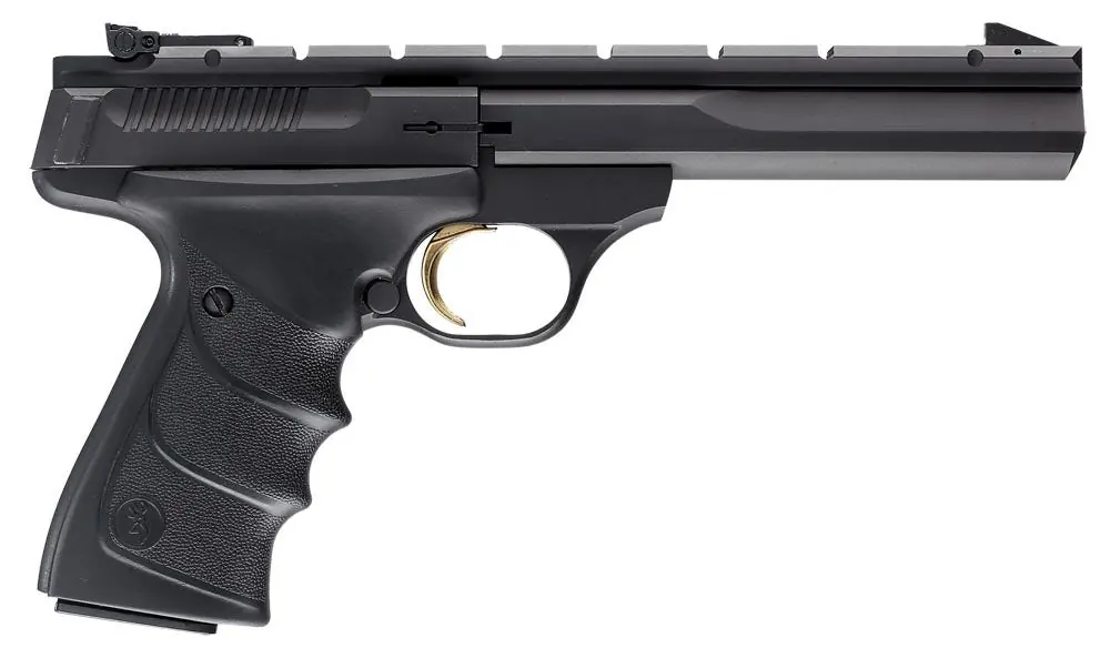 Browning Buck Mark Contour *CA Compliant 22 LR Caliber with 5.50", 10+1, Matte Black Finish