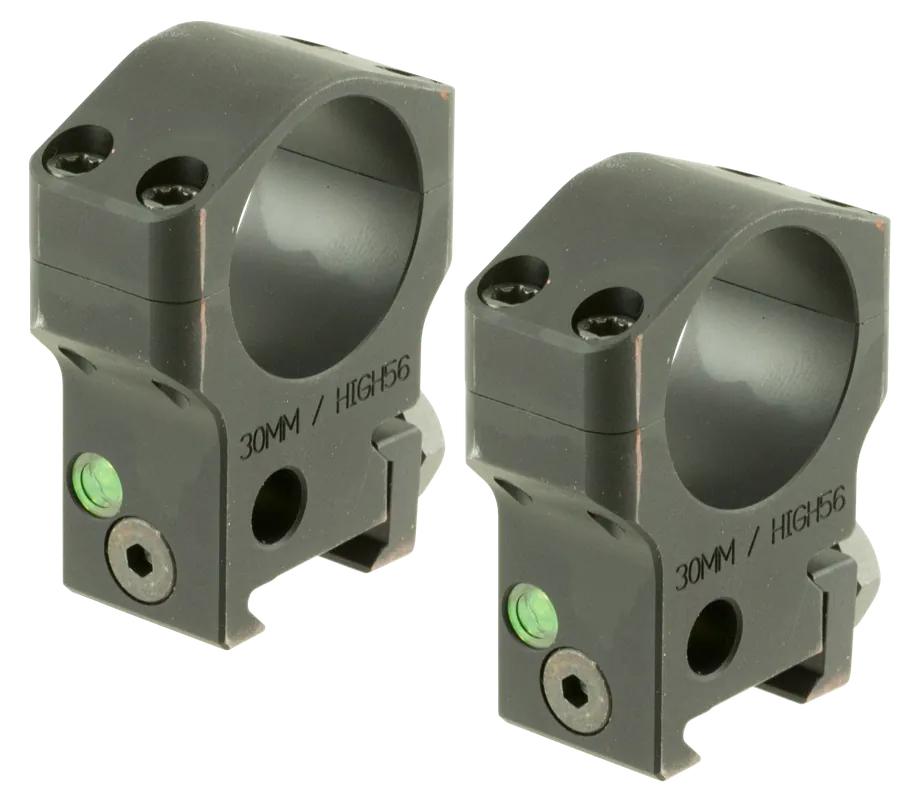 Accu-Tac HSR-300 HSR-30 Scope Ring Set 30mm Tube Matte Black Anodized Aluminum
