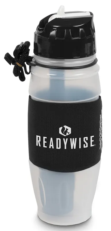 ReadyWise Water Filtration Bottle 28 oz BPA-free Low Density Polyethylene RW08000