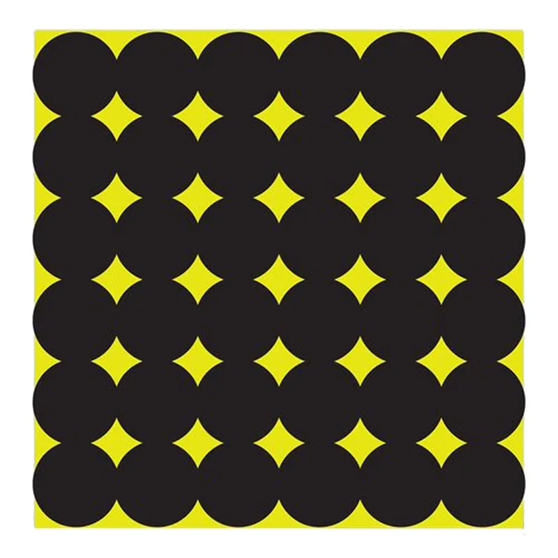 Birchwood Casey Shoot-N-C Pasters Black Adhesive Paper 1" 12 PK