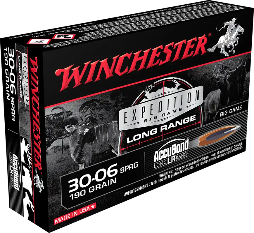 Winchester Ammo Expedition Big Game 30-06 Springfield 190 gr AccuBond Long Range 20 Bx