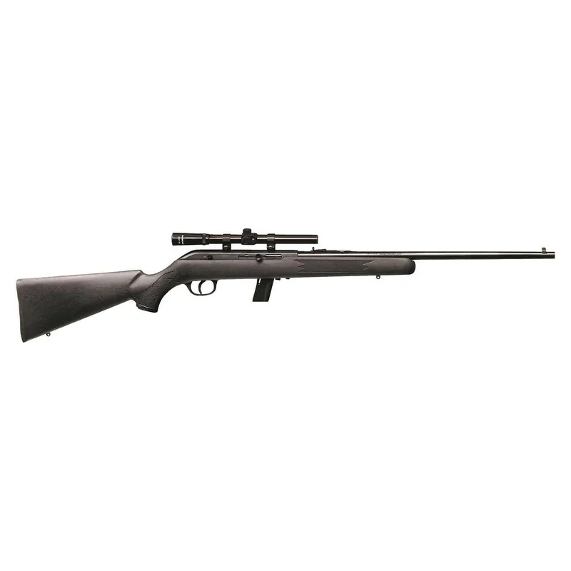 Savage 64 FXP 22 LR Rifle 21" Black w/4x15mm Scope 40000