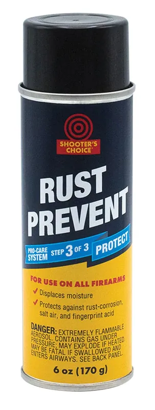 Shooters Choice Rust Preventive Corrosion Inhibitor Against Rust and Corrosion 6 oz Aerosol