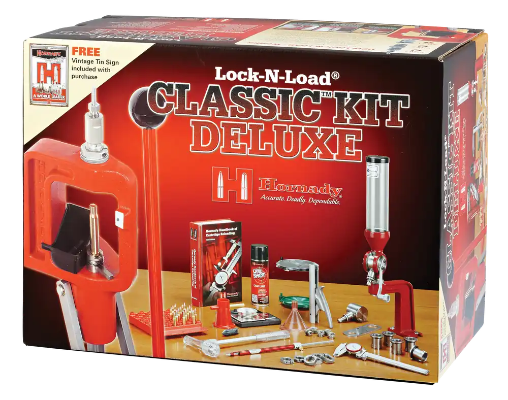 Hornady 085010 Lock-N-Load Classic Deluxe Kit Cast Iron/Hard Plastic