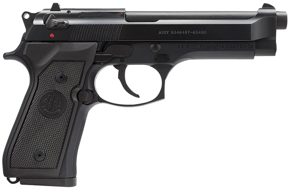 Beretta USA M9 9mm Luger Pistol 4.90" 10+1 Black Bruniton Finish