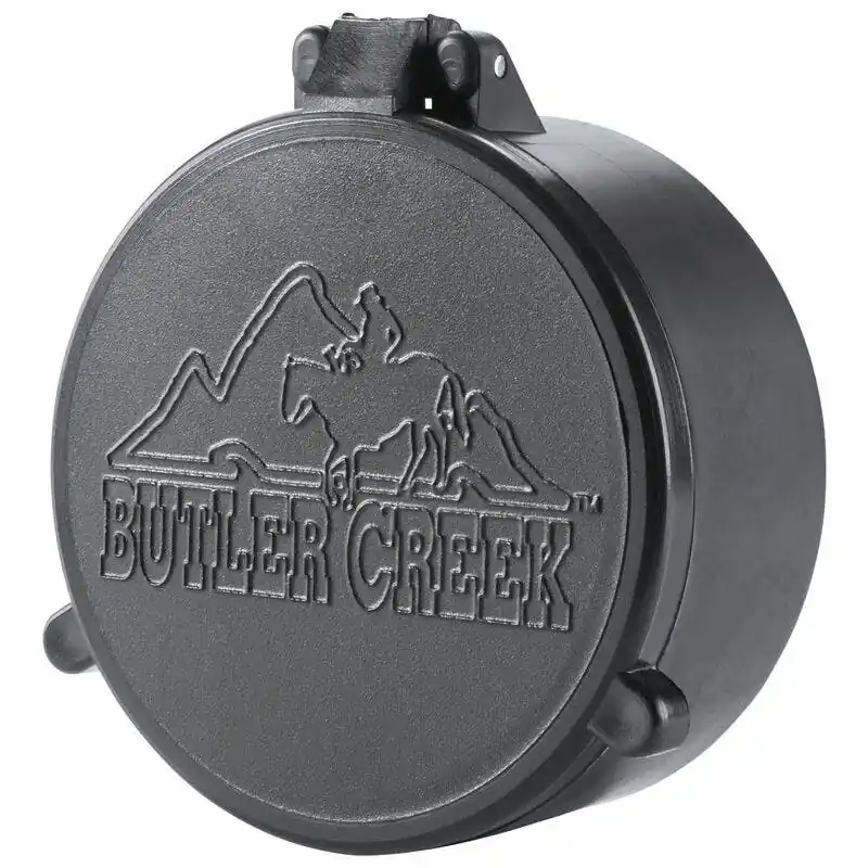 Butler Creek Flip-Open Objective Scope Cover Black Polymer 30mm Obj. Size 02A
