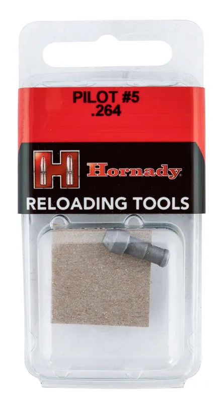 Hornady Cam Lock Pilot .264 Silver 6.5 Creedmoor Steel