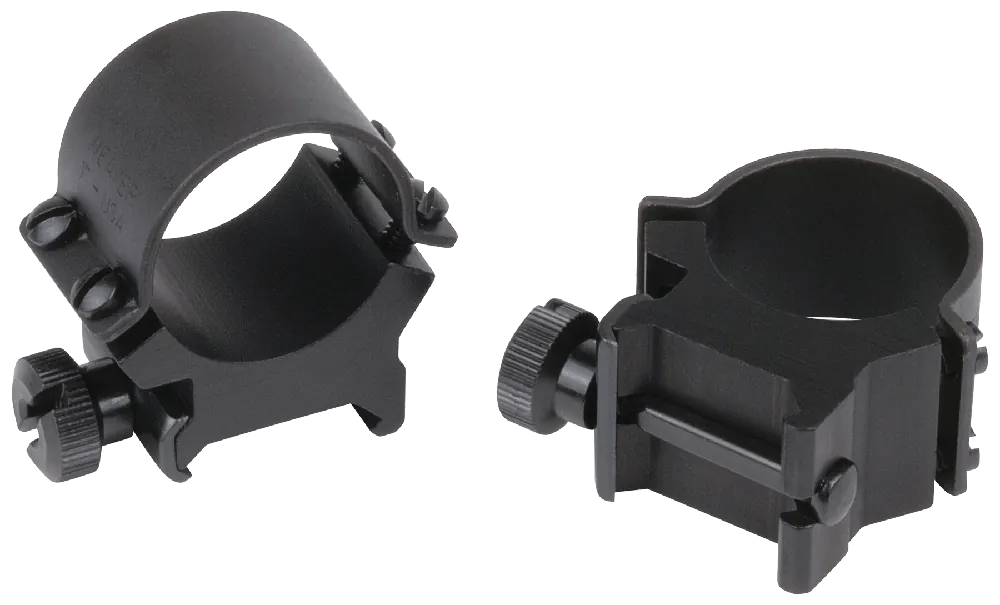 Weaver Mounts 49164 Sure Grip Scope Ring Set Quick Detach For Rifle High 1" Tube Matte Black Steel