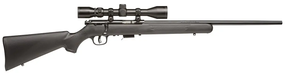 Savage 93R17 FXP 17 HMR Rifle 21" Black w/3-9x40mm Scope 96209