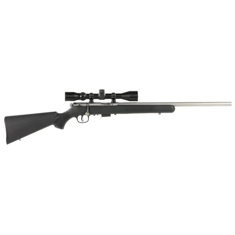 Savage 93 FVSS XP 22 WMR Rifle 21" 5+1 Black w/3-9x40mm Scope