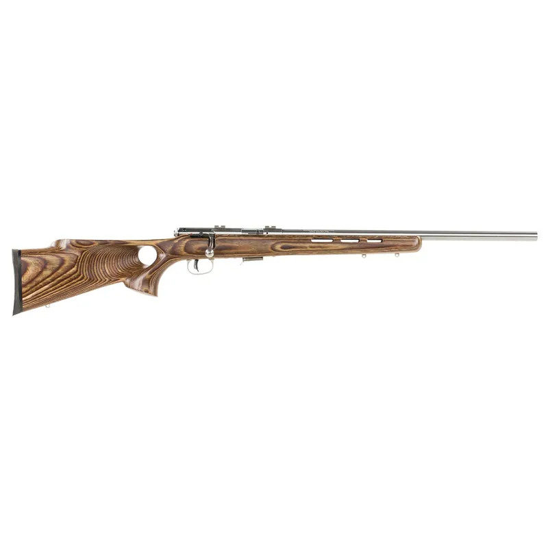 Savage 93R17 BTVSS 17 HMR Rifle 21" 5+1 Natural Brown Laminate