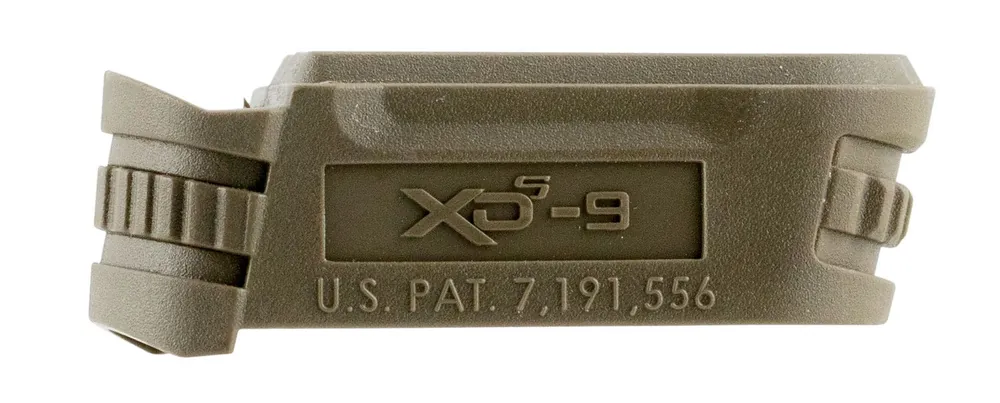 Springfield Armory Backstrap Sleeve Polymer Flat Dark Earth Finish & 1 Piece Design 9mm Luger
