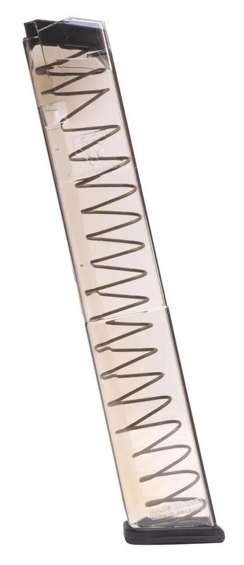 ETS Group Pistol Mags Clear Extended 30rd 40 S&W Glock