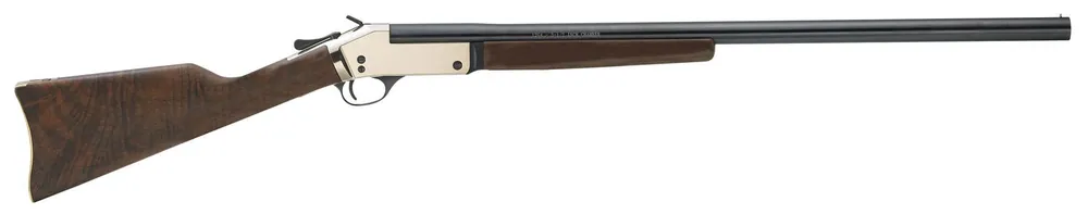 Henry Single Shot 20 GA 26" 3" Polished Brass Metal & American Walnut Stock