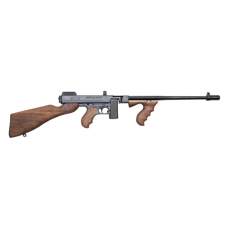 Thompson T110S 1927A-1 Deluxe 45 ACP Caliber with 16.50" Barrel, 10+1 Capacity (Stick), Blued Metal Finish