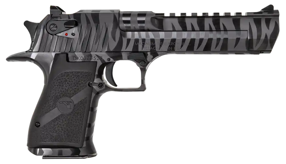 Magnum Research Desert Eagle Mark XIX .50AE 7+1 6" Steel Barrel/Slide/Frame Dovetailed Sights Ambi Safety Striped DE50BTS