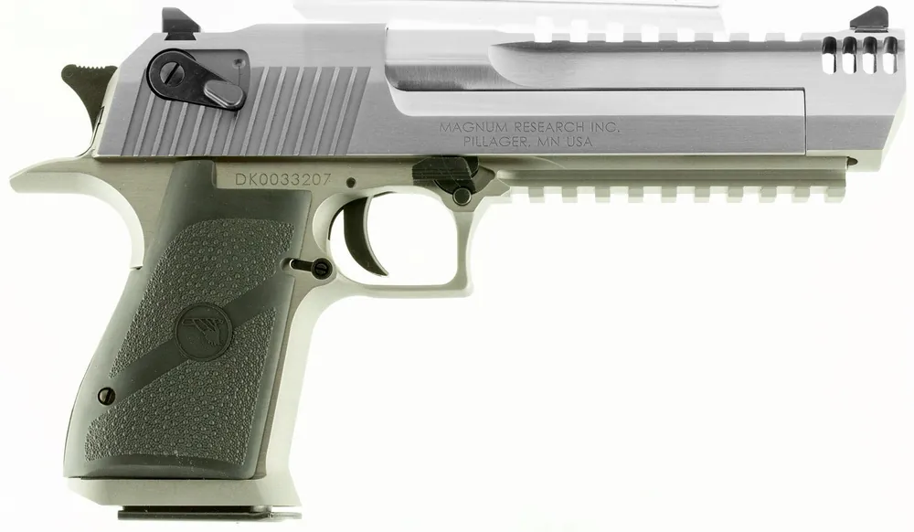 Magnum Research Desert Eagle Mark XIX 44 Rem Mag 6" Muzzle Brake 7+1 Stainless Steel Black
