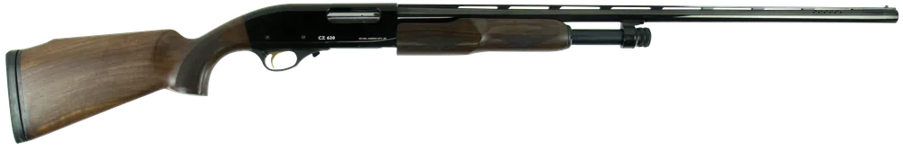 CZ-USA 06574 CZ 620 Field Select Pump 20 Gauge 28" 4+1 3" Gloss Blued Rec/Barrel Turkish Walnut Fixed Pistol Grip Stock Right Hand (Full Size) Includes 5 Chokes