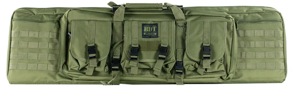 Bulldog BDT40-43G Tactical Single Rifle Case 43 Green Nylon"