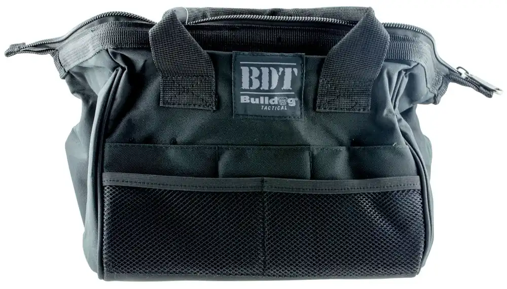 Bulldog BDT Tactical Ammo & Accessory Bag Black Steel Frame & Heavy-Duty Zipper