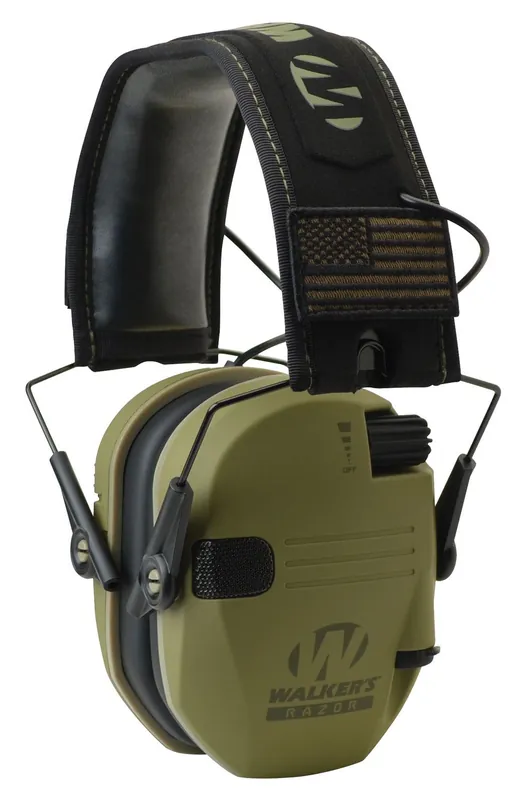 Walker‘s Razor Slim Patriot Electronic Muff 23 dB Over the Head