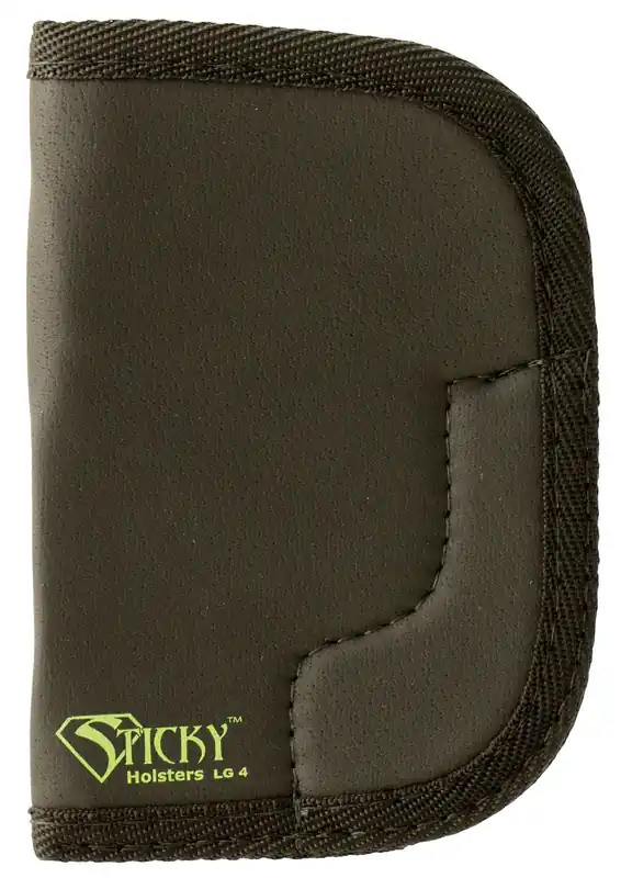 Sticky Holsters LG-4 Lg Revolvers up to 3" Black w/Green Logo