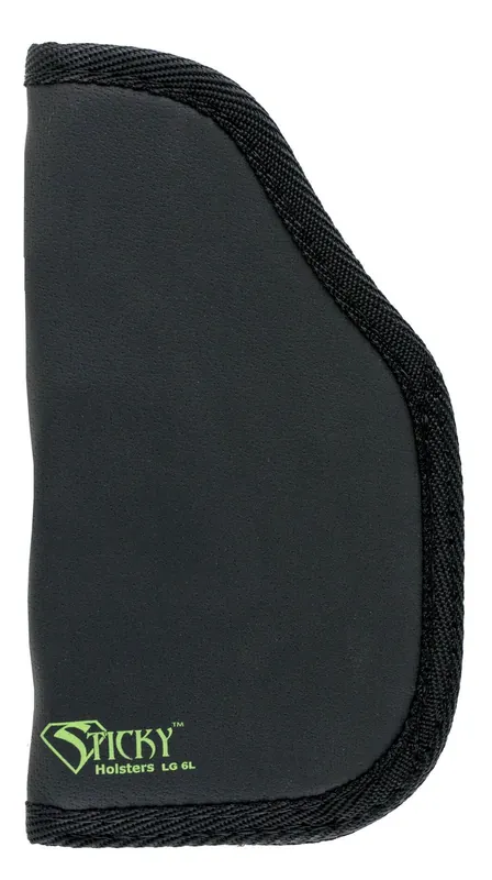 Sticky Holsters LG-6L 4-5" Large Auto with Laser Black w/Green Logo