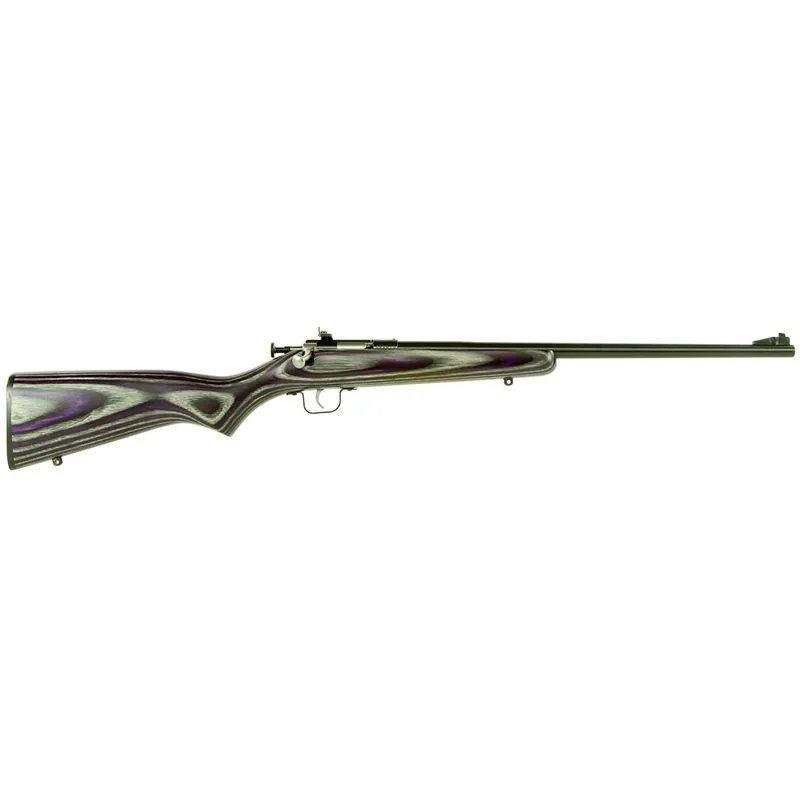 Crickett Youth 22 LR Rifle 16.12" 1rd Purple Laminate