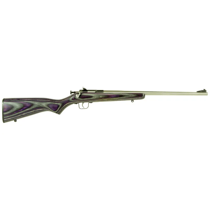 Crickett Youth 22 LR Rifle 16.12" Purple Laminate KSA2228