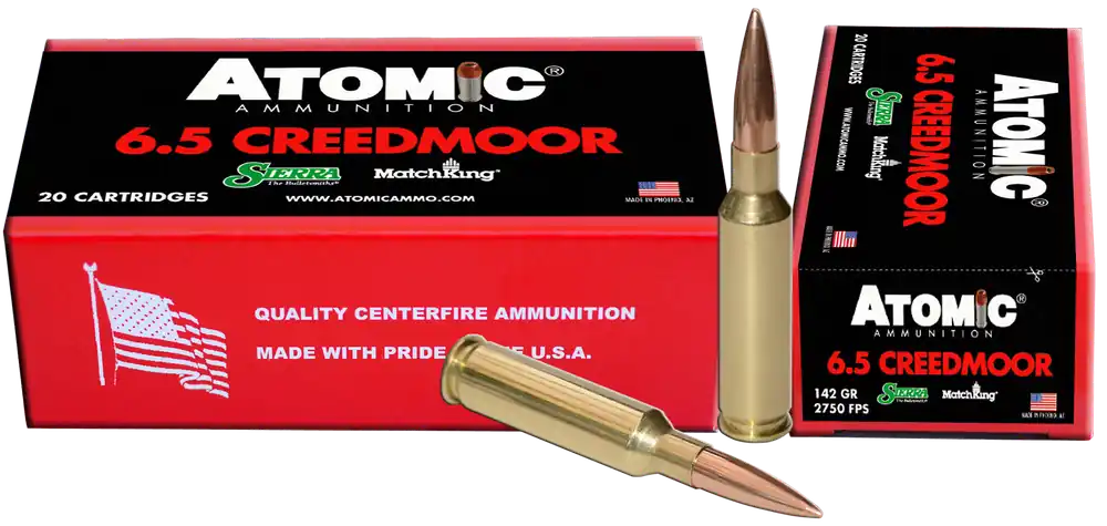 Atomic Rifle 6.5 Creedmoor 142 Gr Hollow Point Match 20/Box
