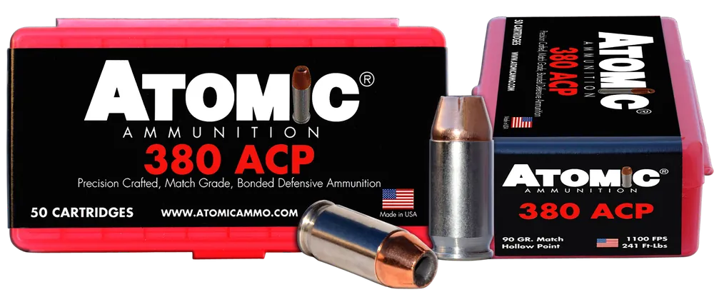 Atomic Pistol 380 ACP 90 Gr. Hollow Point 50/Box