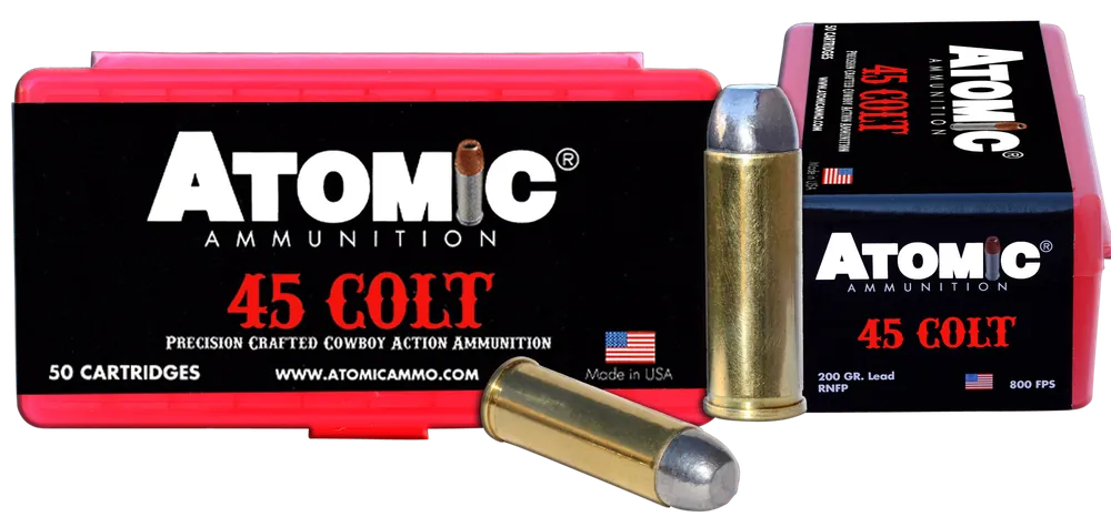 Atomic Cowboy 45 Colt (LC) 200 Gr Lead Round Nose Flat Point (LRNFP) 50/Box