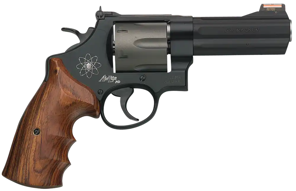 Smith & Wesson 163414 329 Personal Defense 44 Rem Mag 6rd 4.13" Black Stainless Steel Matte Black Scandium Alloy Wood Grip