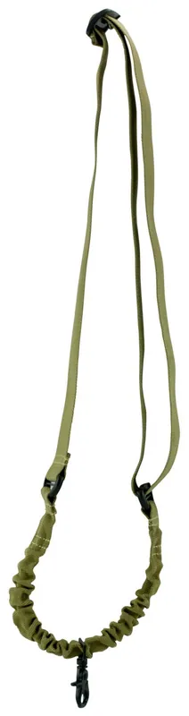 Aim Sports One Point Sling made of Tan Elastic with 25" OAL & Bungee Design for Rifles