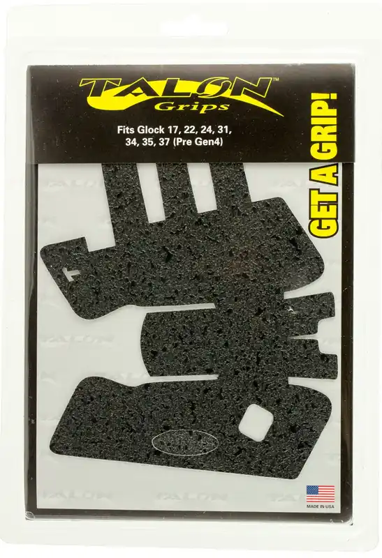 Talon Grips Adhesive Grip Textured Black Rubber for Glock