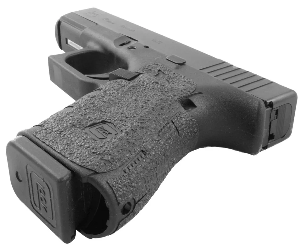 Talon Grips Adhesive Grip Textured Black Rubber for Glock 19,23,25,32,38,44
