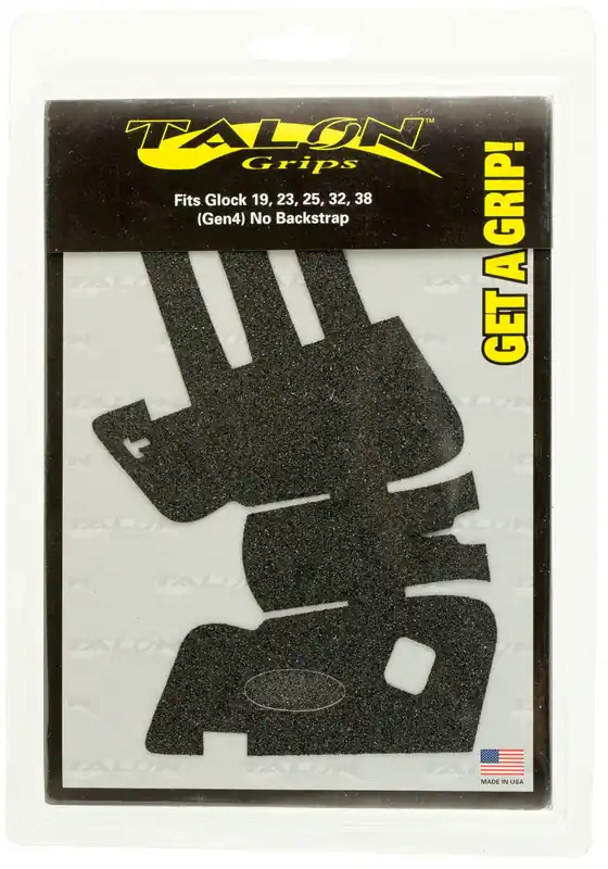 Talon Grips Adhesive Grip Textured Black Granulate for Glock 19,23,25,32,38,44