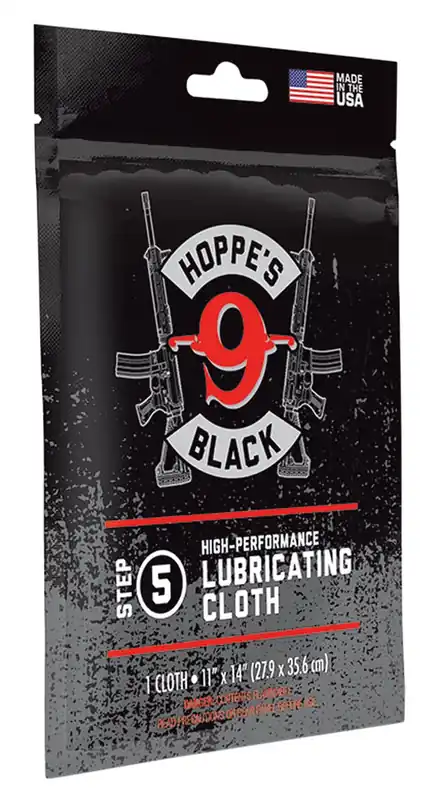 Hoppe‘s Black Lube Cloth 11 x 14""