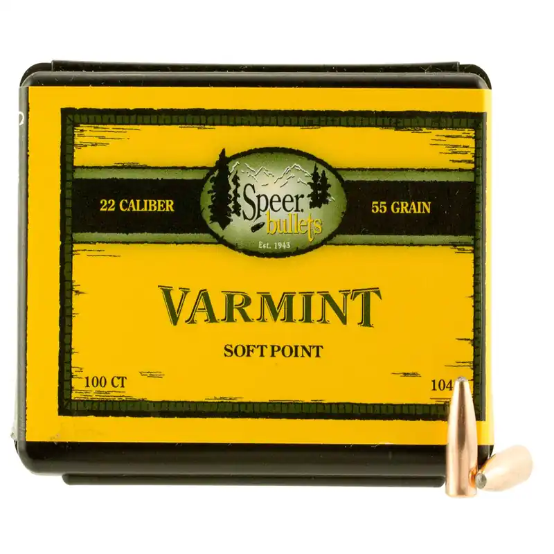 Speer Varmint 22 Cal 55 Gr JSP 100/Box