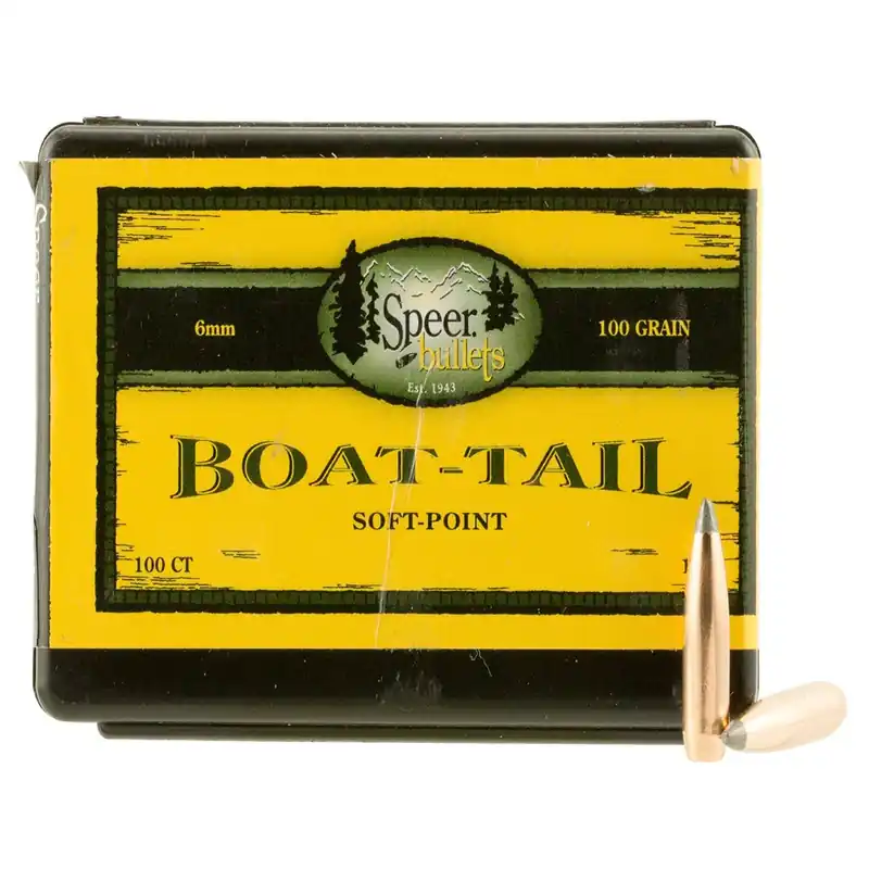 Speer Boat-Tail 6mm 100 Gr JSPBT 100/Box