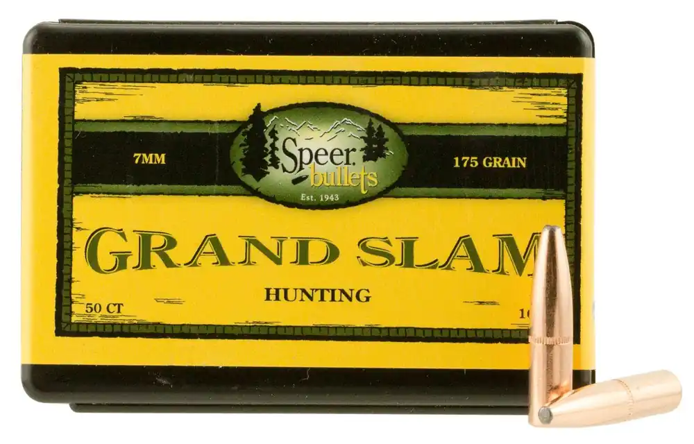 Speer Rifle Hunting 25 Caliber .257 120 GR Grand Slam Soft Point 50 Box