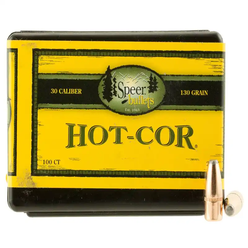 Speer Hot-Cor 30 Cal 130 Gr SPFN 100/Box