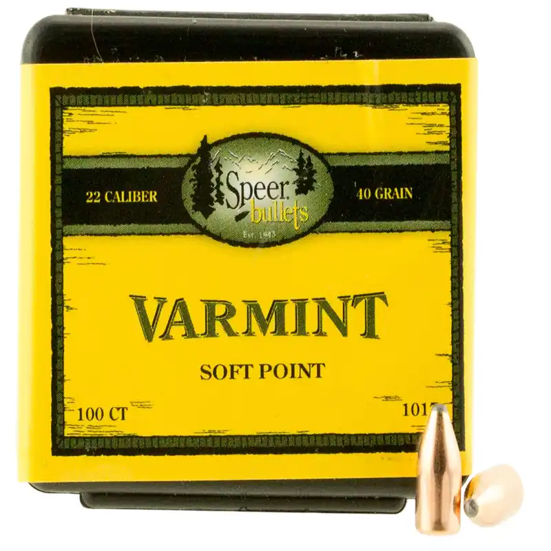 Speer Varmint 35 Cal 250 Gr Spitzer Soft Point 50/Box