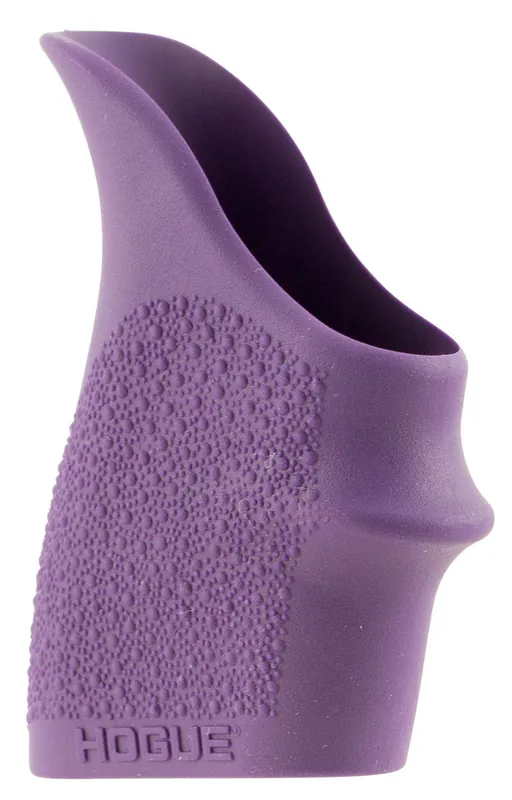 Hogue HandAll Beavertail Grip Sleeve Textured Purple Rubber Glock 42, 43