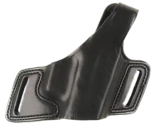 Bianchi Black Widow OWB Black Leather Fits Glock 17/19/22-23/26/27/34/35 Belt Slide Mount RH