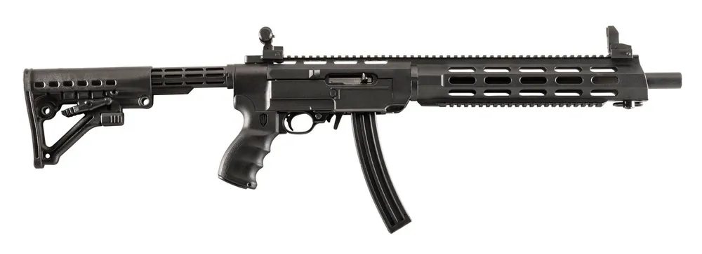 Archangel Style Conversion Stock Black Synthetic 6 Position with Rail for Ruger 10/22